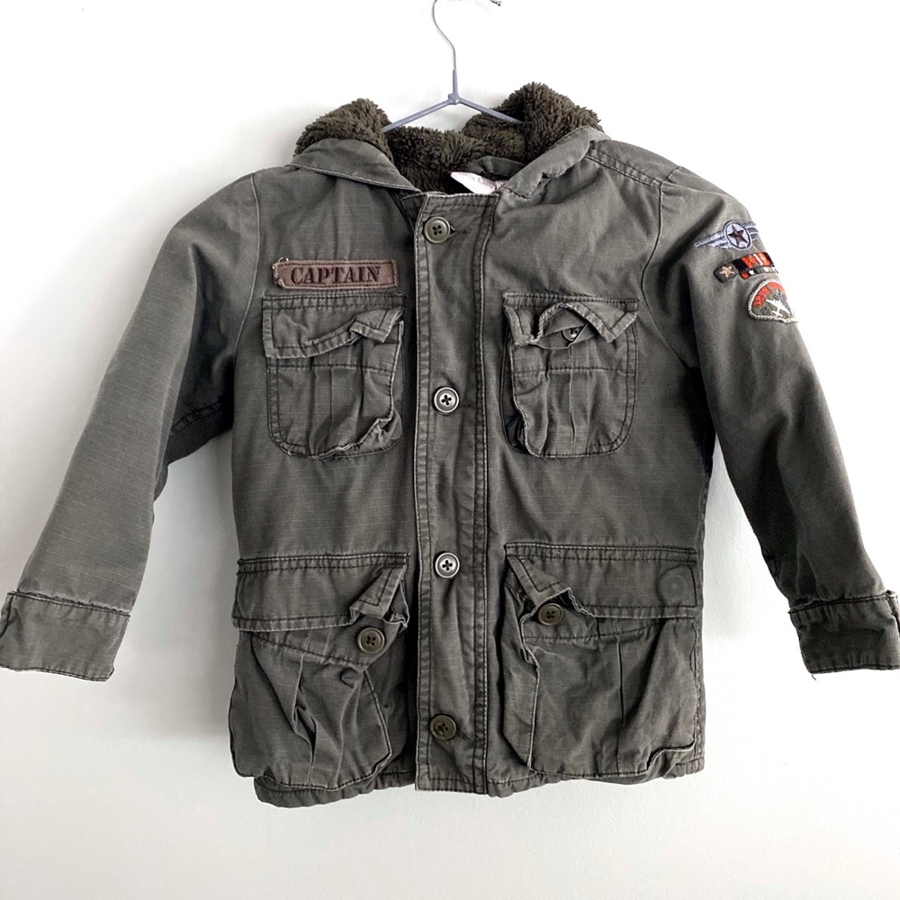 KOALA KIDS Captain T4 Hooded Jacket Grey/Green
